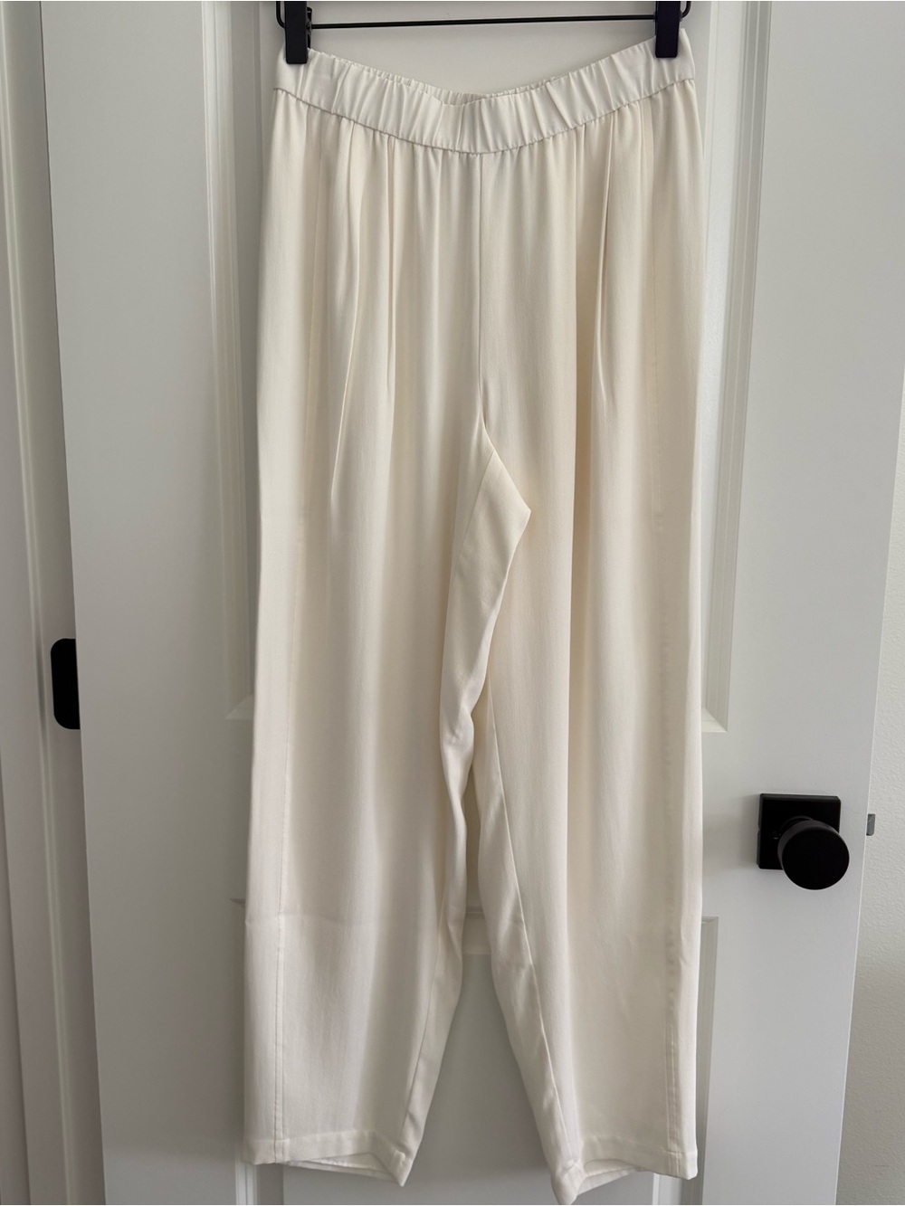 Eileen Fisher Ivory Lantern Pants